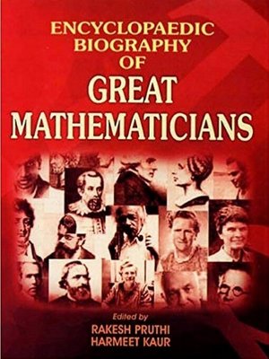 cover image of Encyclopaedic Biography of Great Mathematicians Volume-6